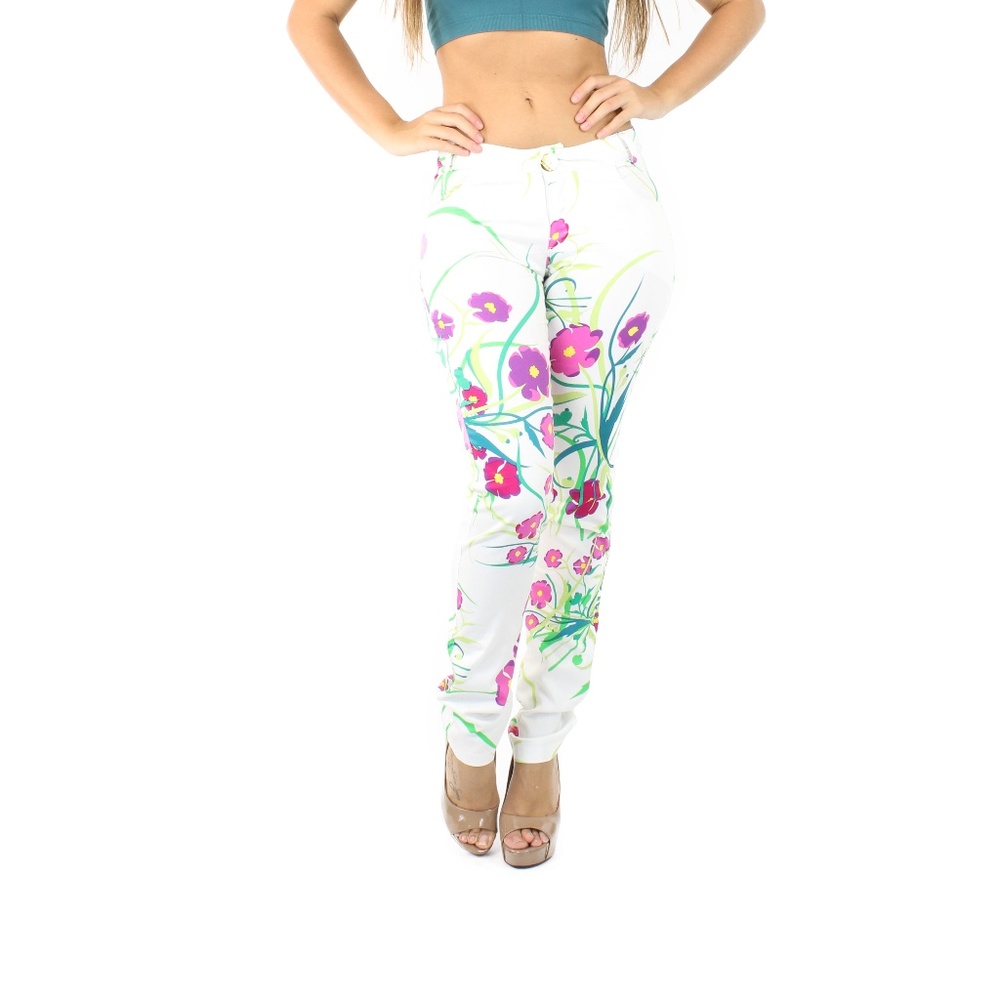 Fun Elegant Fashion Women’s Fuchsia Floral Printed